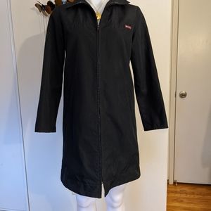 O'Neill water resistant trench coat/jacket black